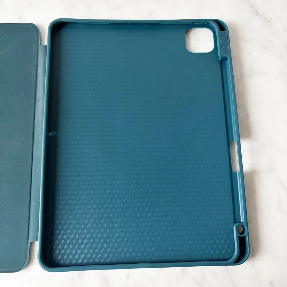 iPad Pro Protective Case 11 inch 2021/2020 Color Teal with Pencil Holder